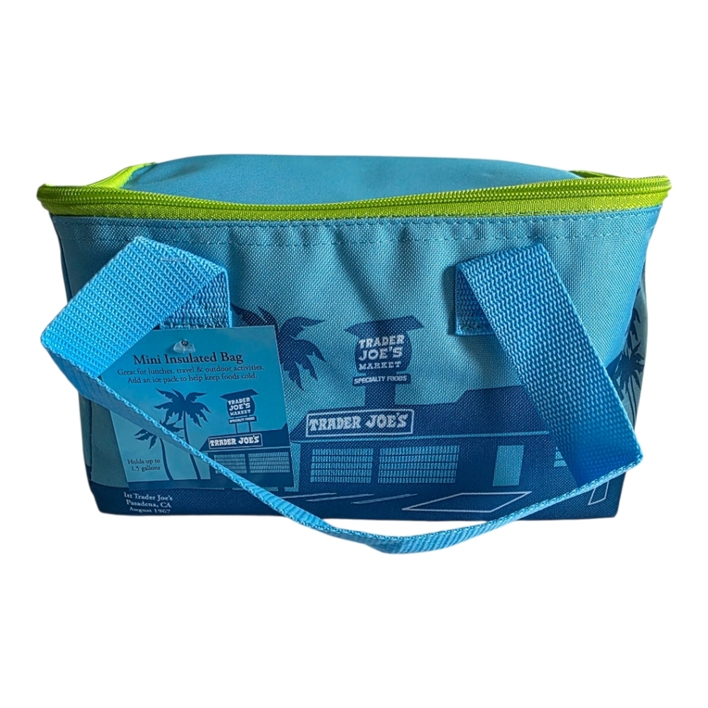 Trader Joe's Insulated Bag-Blue